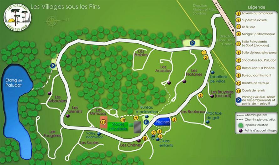 Les Fougeres A81 Les Villages Sous Les Pins Leon 40550 Bagian luar foto